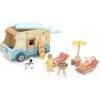 Viga Detská drevená hračka karavan Viga s doplnkami