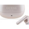 Guess Bluetooth slúchadlá GUTWST88MCTGP TWS + dokovacia stanica, ružové so vzorom Printed Logo (GUTWST88MCTGP)