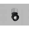 LED2 11508253D Stropné bodové svietidlo KLIP ON LED, 11W, 2700K, 770lm, IP20, chrómová/čierna, DALI/PUSH