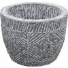 Žulový kvetináč 60x60 cm - sivá žula