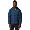 Pánska zimná bunda Columbia, DELTA RIDGE DOWN HOODED JACKET tmavo modrá,biela L