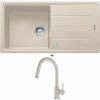 Franke BFG 611 sahara s excentrom + Franke FC 6051.082 LINA sahara