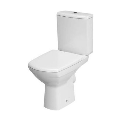 Kompaktný WC set Cersanit CleanOn Carina splachovacia nádržka + WC sedátko s mäkkým zatváraním (K31-044)