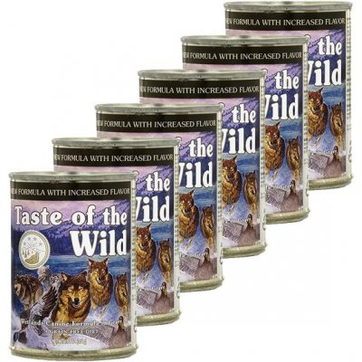 TASTE OF THE WILD Wetlands Canine - konzerva, 6 x 390g