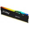 Kingston FURY Beast/DDR5/16GB/6400MHz/CL32/1x16GB/RGB/Black (KF564C32BBA-16)