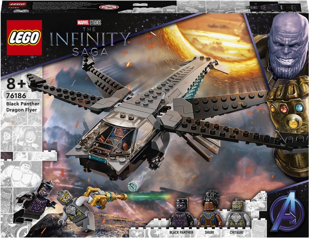 LEGO® Marvel Avengers 76186 Black Panther a dračie lietadlo od 15,75 € -  Heureka.sk