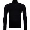 Pánske funkčné tričko ORTOVOX 230 Competition Zip Neck Black raven XL