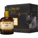 El Dorado 15y 43% 0,7 l (dárčekové balenie 2 poháre)