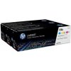 Sada 3-pack HP 128A (CF371AM) cyan/magenta/yellow - originálny