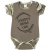 Dojčenské body s krátkym rukávom New Baby Army girl