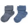Detské ponožky Stay-on-Socks 6-12m 2 páry Denim Blue