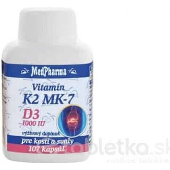 MedPharma Vitamín K2 MK-7 + D3 107 tabliet