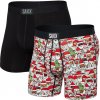 Saxx Vibe Super Soft BB 2PK all the santas/black