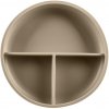 ZOPA Silikónový delený tanier s prísavkou, Sand Beige