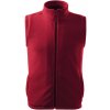 RIMECK NEXT 518 / Unisex fleece vesta - tmavo červená L