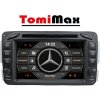 TomiMax Mercedes C, CLK, VITO, VIANO Android 14 autorádio s WIFI, GPS, USB, BT HW výbava: 8 Core 4GB+64GB PX HIGH