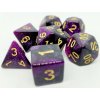 Dice4friends Kocky RPG set dice Confetti Purple Galaxy (7ks)