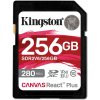 Pamäťová karta Kingston SDXC 256GB Canvas React Plus V60 (SDR2V6/256GB)