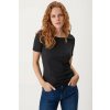 Dámske tričko s.OLIVER 2060837 9999 Farba: Čierna, Veľkosť: 44