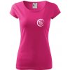 Volejbal lopta prso - Dámske tričko Pure - 3XL ( Purpurová )