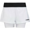 Head Dynamic Shorts Women White L Tenisové šortky