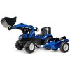 Falk Šliapací traktor 3090M New Holland T8 s nakladačom a vlečkou