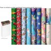 Darčekový baliaci papier ofset mix vianočný 2m x 0,70m disney motív mix 1ks