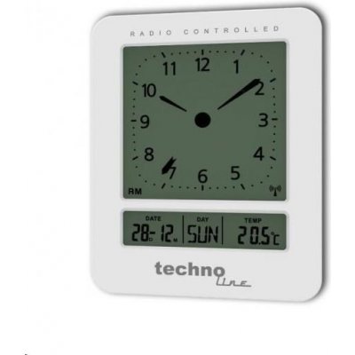 TechnoLine WT 745W - Budík s analogovým LCD displejem a teploměrem Technoline