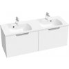 Ravak CLASSIC II SD 1300 skrinka pod dvojumývadlo 130 x 45 x 47 cm biela / siva X000001483