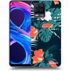 Picasee silikónový čierny obal pre Realme 8 Pro - Monstera Color