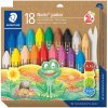 Staedtler Noris Junior pastelky hrubé šesťhranné 18 rôznych farieb
