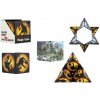 Hlavolam kocka magnetická dinosaurus plast 2 druhy v krabičke 6x6x6cm
