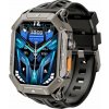 Chytré hodinky Rubicon SmartWatch Rubicon RNCF24 šedé silikonové konverzace BT Call.