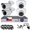 4CH 5MPx AHD kamerový set EONBOOM 2 + 2bd CCTV - DVR s LAN a 4x vonkajšie bullet / dome kamera