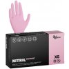 Rukavice ESPEON nitrilové nepudrované farebné 100 ks Barva: Růžová, Velikost: XS