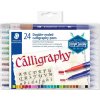 Staedtler calligraph duo 2,0 3,5 mm kaligrafický obojstranný 24 farieb