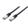 C-Tech CB-PP5F-05BK patch, Cat5e, FTP, 0,5m, černý