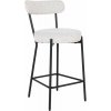 Biela barová stolička (výška sedadla 65 cm) Badalona – House Nordic