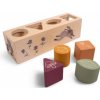 Filibabba Drevený box na vhadzovanie a triedenie tvarov