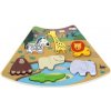 2Kids Toys Drevené puzzle Safari prepojiteľné -