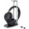 Yealink BH76 Plus + Charging Stand UC USB-C/A Slúchadlá s mikrofónom Bezdrôtový Pres hlavu Hovor / hudba USB Type-C / USB Type-A Bluetooth Nabíjací podstavec Čierna (1208700)