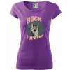 Rock forever ruka - Dámske tričko Pure - XS ( Fialová )