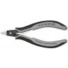 KNIPEX Presné elektronické bočné frézy l.125mm tvoria 3 skosenia áno, veľmi malé ESD