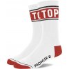 Prowler Top Socks, biele bavlnené ponožky s nápisom