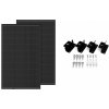EcoFlow 2x 100 W rigidný solárny panel 1ECOS331