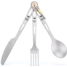 Keith Titanium 3-Piece Titanium Cutlery Set