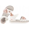 WOJTYŁKO 24447 DIEVČENSKÉ SANDÁLE NA LETO NA SUCHÝ ZIPS BIELE SO SRDIEČKOM R 27