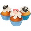 Čokoládová dekorácia piráti 8ks - FunCakes