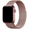 eses Milánsky ťah celokovový náhradný remienok pre Apple Watch 42 mm/44 mm/45 mm/46 mm/49 mm Farba: series ružová zlatá s magnetickým zapínaním