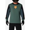 Cyklistická mikina Fox Defend LS Jersey Creation - sage